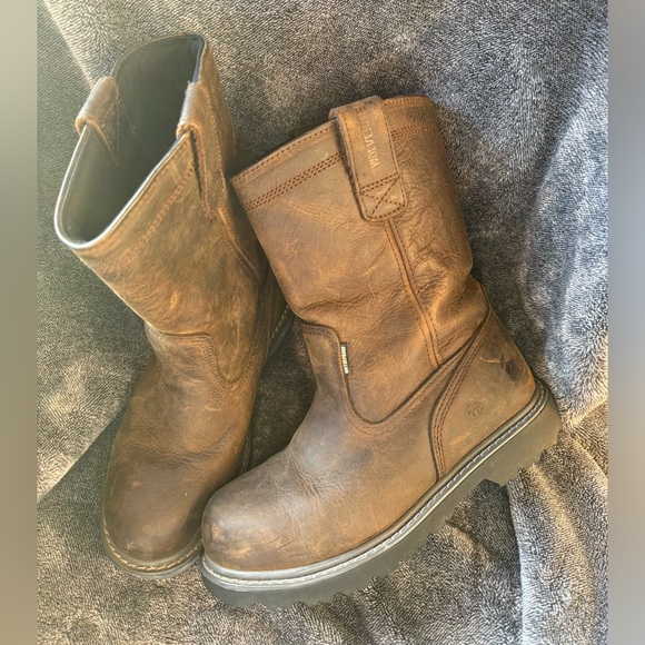 Wolverine Women’s Steel Toe Wellington Work Boots 8W - Picture 2 of 10